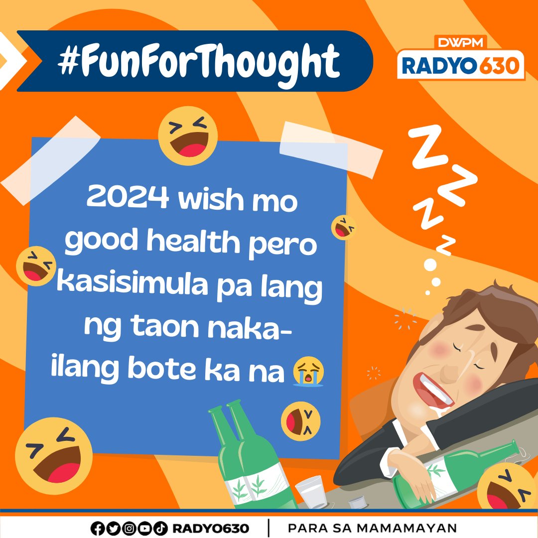 Radyo630's tweet image. Balik-alindog raw siya oh... Baka naman balik gin-bilog? 

#Radyo630 #FUNforThought