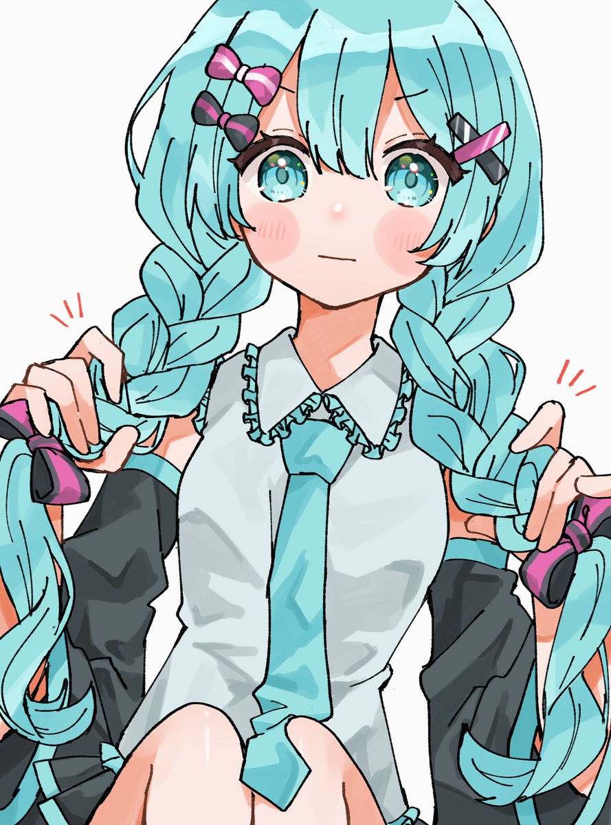 ホミちゃん みつあミクちゃん！ #初音ミク