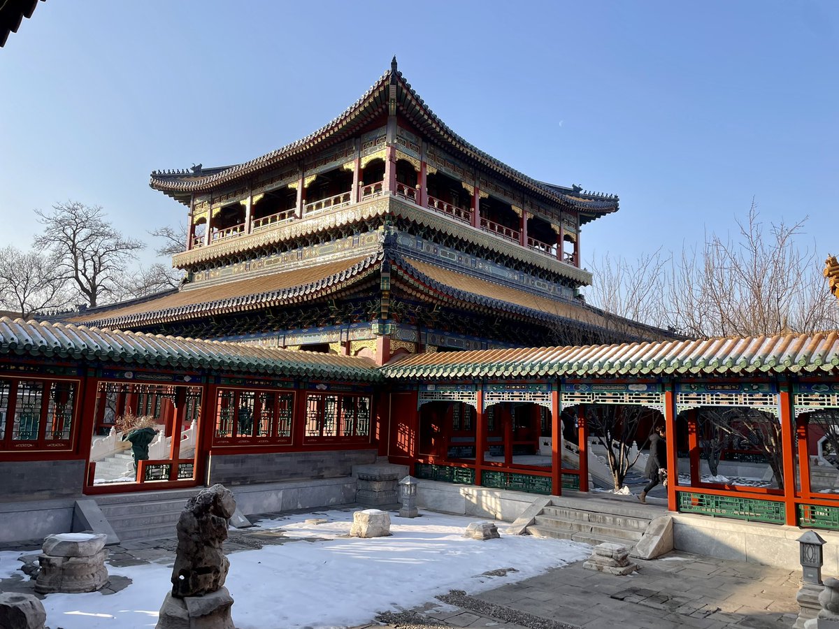 StephaneLagarde's tweet photo. Présentation ce matin de l’année franco-chinoise du tourisme culturel dans le cadre somptueux du pavillon Jianfu Gong de la Cité Interdite à Pékin. https://t.co/v2LKnDzzrE