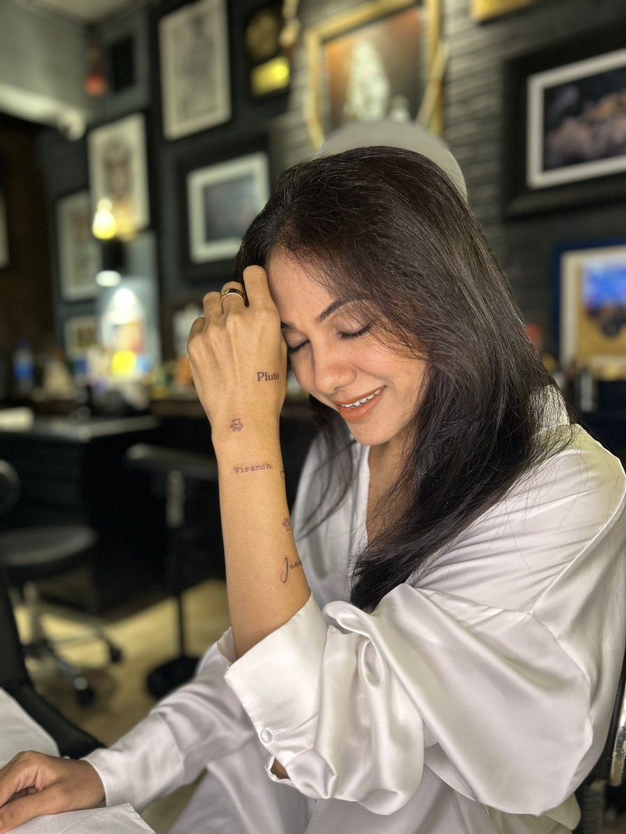 Forever etched my Son’s name &amp; Paw-prints of love on my heart and skin.”
.
. 

💉 #InkChronicles #FirstTattoo #HetalYadav