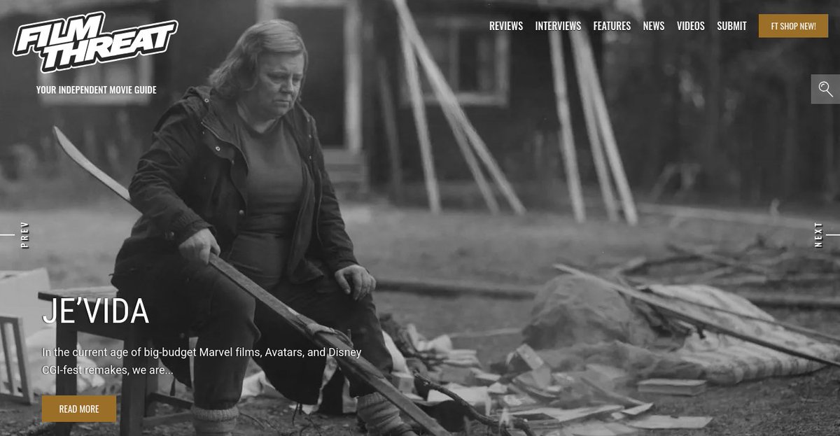 FilmThreat's tweet photo. “...puts her grandmother in a nursing home, and leaves for a happy life.” Ryan Devir on the lush looking Je'vida.
https://t.co/ZODtzIPKYG #SupportIndieFilm #JeVida #Drama https://t.co/8mxlqyTOck