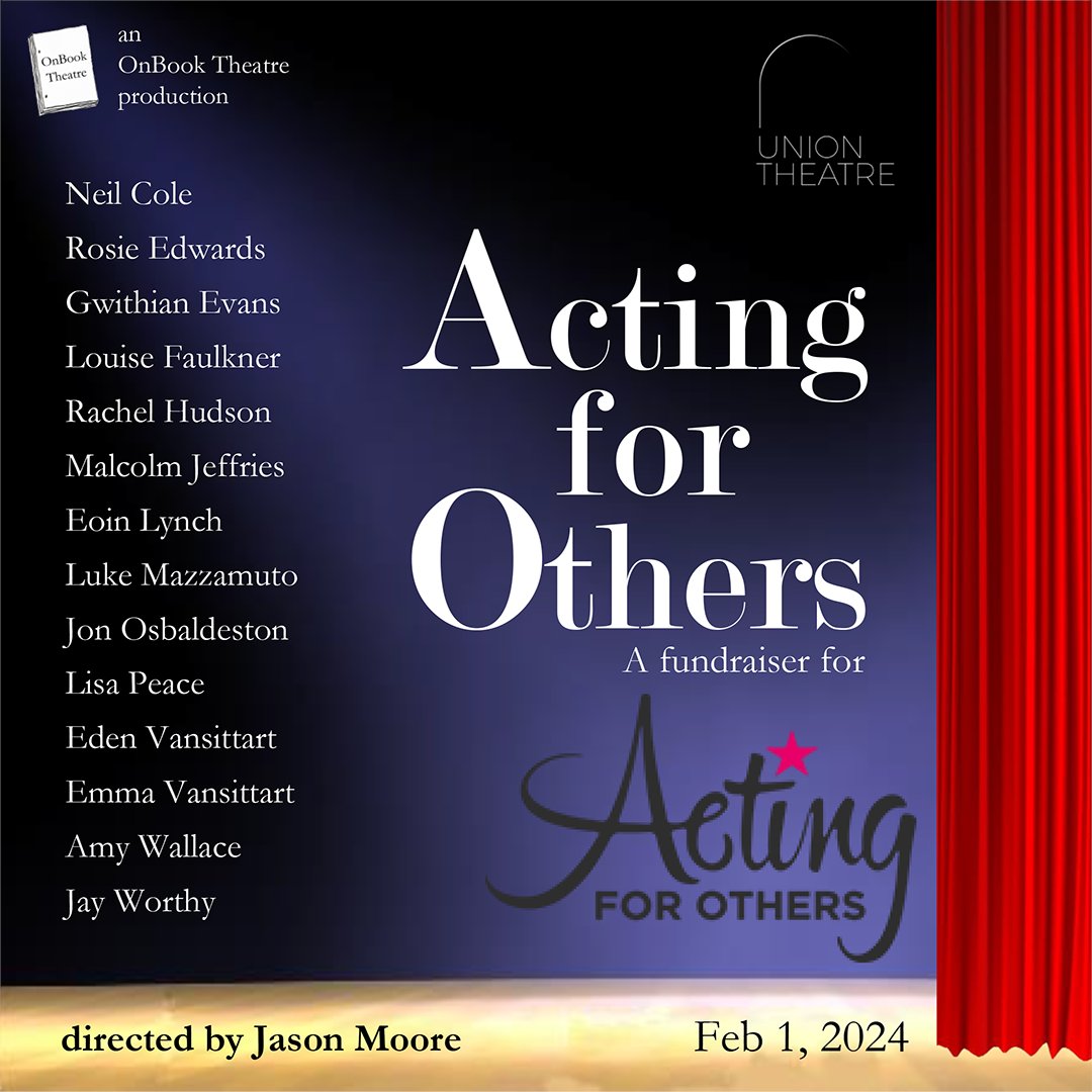 A fabulous fundraiser at The Union Theatre this February! uniontheatre.biz/show/acting-fo…