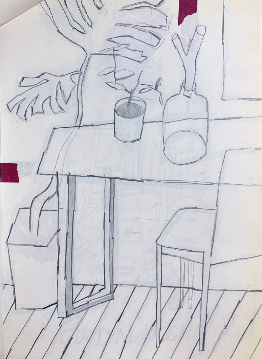 10年位前の鉛筆画。色々な角度からの「好き」の探求。今仕事で描いているキッチリめの線画とは全然違うけれど、裏では活きているような、そうでもないような。 