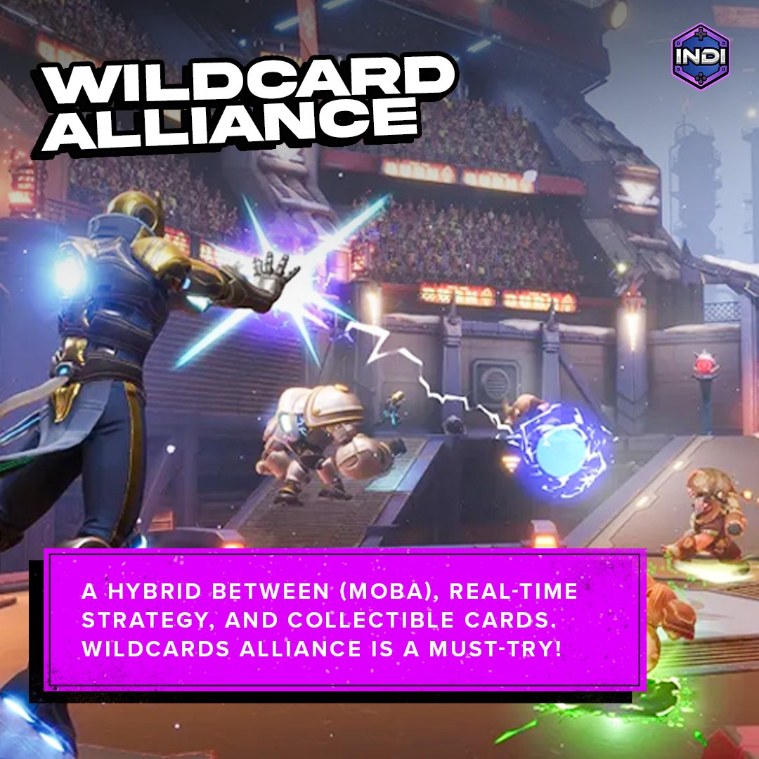 @PlayWildcard – where strategy, MOBA madness, real-time strategy, and collectible cards collide! @paulbettner sees Wildcard Alliance as the halo moment for web3 games and so do we 💪!