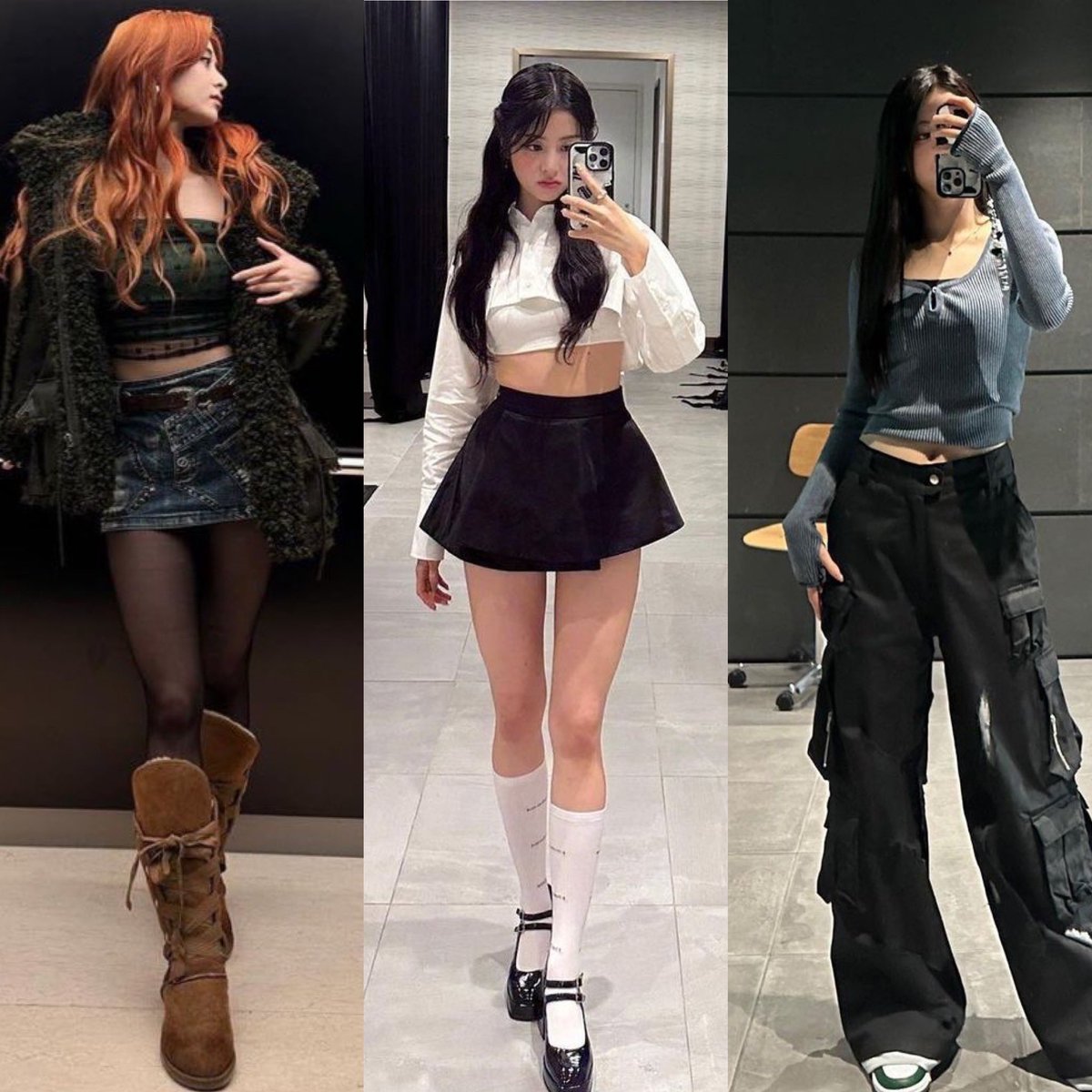 sserapics's tweet image. huh yunjin being 100% legs