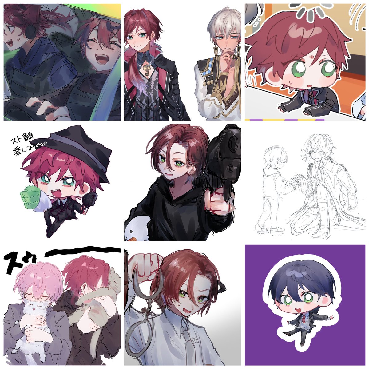 #今月描いた絵を晒そう 

まずい忘れてた 