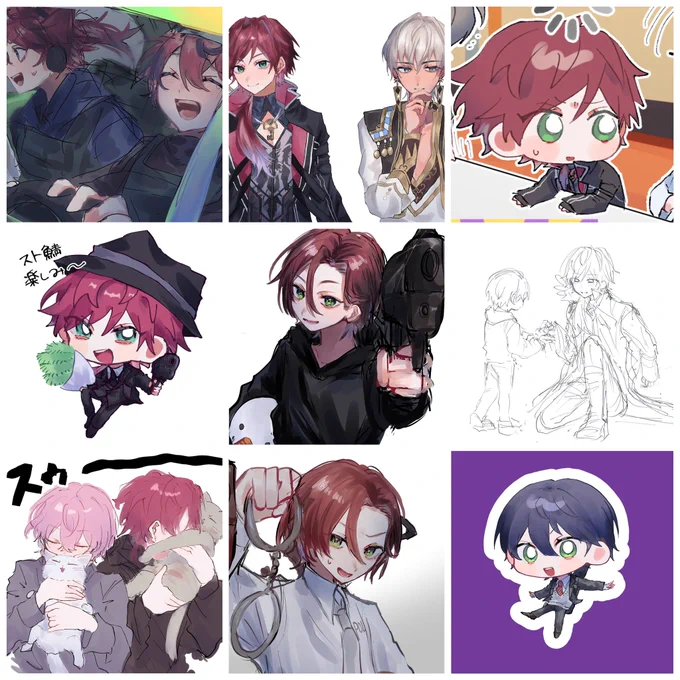 #今月描いた絵を晒そう 

まずい忘れてた 