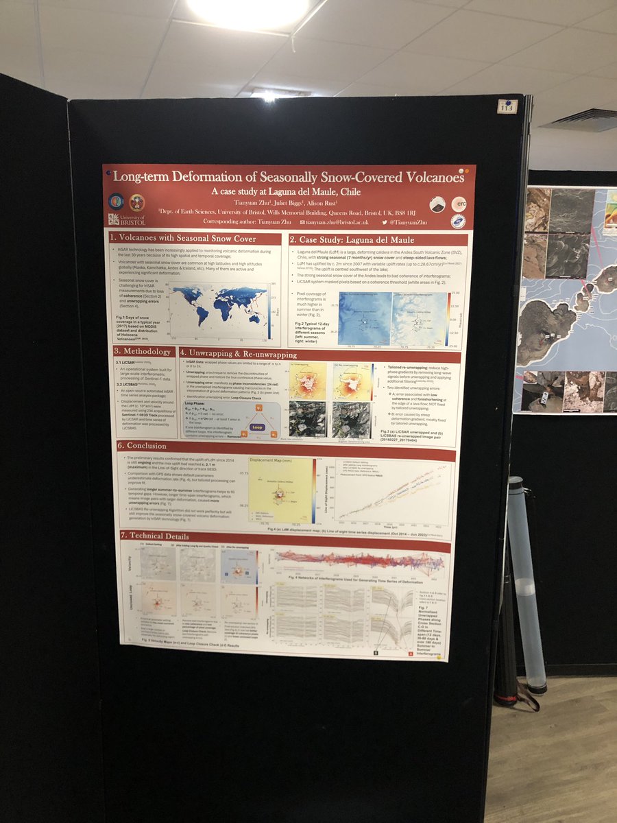 @MAST_ERC (@mast_erc) on Twitter photo There are 4 MAST posters:
1. Analogue surface deformation experiments - <a href="/JulietBiggs/">Juliet Biggs</a>
2. Modelling magmatic systems - Gregor Weber
3. ICA for volcano InSAR - <a href="/EdnaDualeh/">Edna Dualeh</a> 
4. InSAR at snowy volcanoes - <a href="/TianyuanZhu/">Tianyuan Zhu</a>
<a href="/ERC_Research/">European Research Council (ERC)</a> <a href="/NERC_COMET/">UK COMET</a> <a href="/vmsg_uk/">VMSG</a> <a href="/vmsg2024/">VMSG2024</a> <a href="/UoBristolVolc/">Bristol Volcanology Group</a> There are 4 MAST posters:
1. Analogue surface deformation experiments - <a href="/JulietBiggs/">Juliet Biggs</a>
2. Modelling magmatic systems - Gregor Weber
3. ICA for volcano InSAR - <a href="/EdnaDualeh/">Edna Dualeh</a> 
4. InSAR at snowy volcanoes - <a href="/TianyuanZhu/">Tianyuan Zhu</a>
<a href="/ERC_Research/">European Research Council (ERC)</a> <a href="/NERC_COMET/">UK COMET</a> <a href="/vmsg_uk/">VMSG</a> <a href="/vmsg2024/">VMSG2024</a> <a href="/UoBristolVolc/">Bristol Volcanology Group</a>