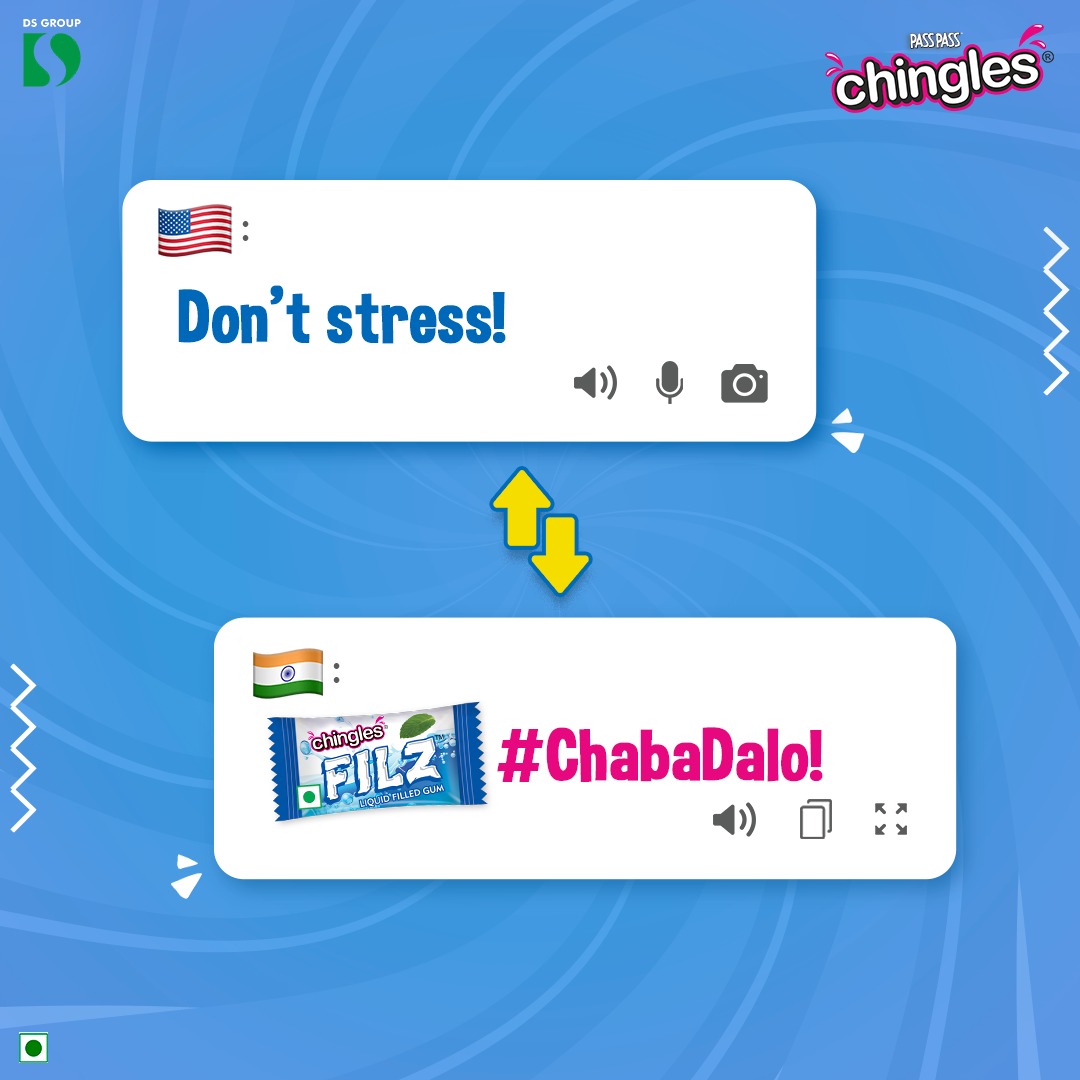 ChinglesGums's tweet photo. Har tension ka ek hi ilaaj, Filz #ChabaDalo yaar! π
#Filz #Freshness #ChabaDalo #ChinglesFilz #Chingles #ChinglesGum #Fresh #FilzKiFreshness #LiquidCenter https://t.co/s14mAfiHUs