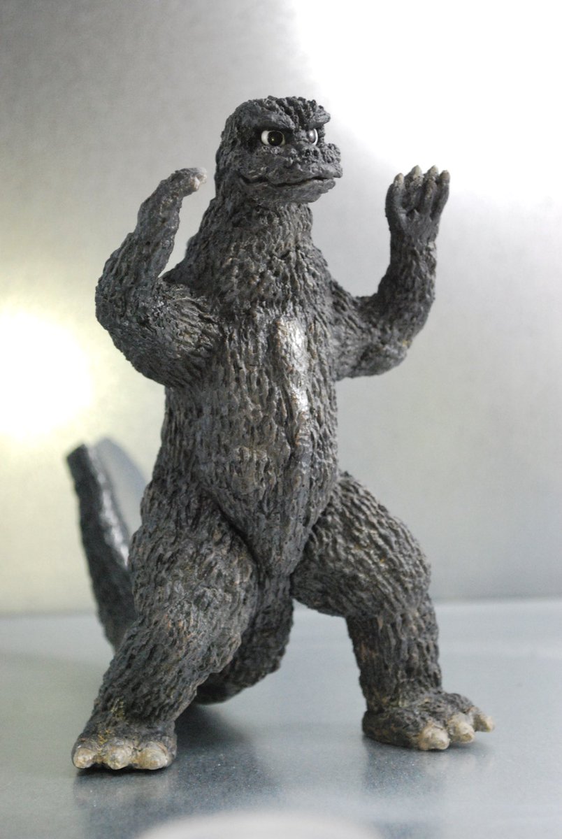 ソフビ てんつく工芸 ゴジラ(1974) ソフビキット/サファイアブルー