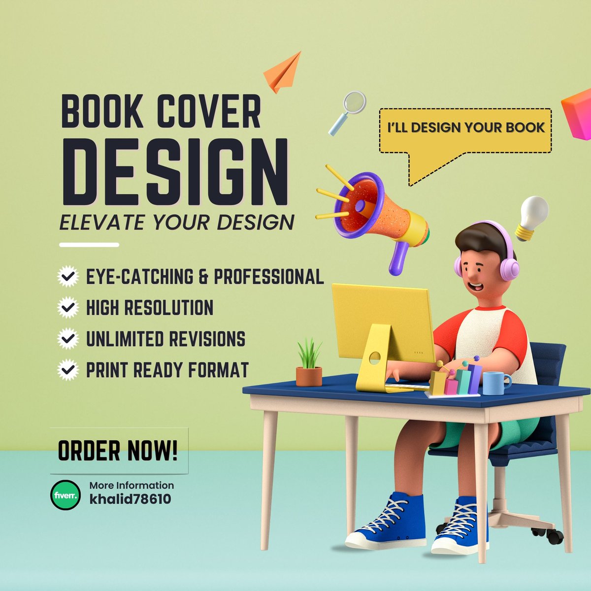 Muhamma46333134's tweet photo. Hi there, My name is M. Khalid &amp; i'm a Graphic Designer, &amp; I'll design your professional book cover. So, what are you waiting for! 
.
 https://t.co/FLvVKDD8NZ
.
#njwk18 #thursdaymorning #ThursdayThoughts #ThursdayMotivation #Wordle929 #Lakers #StephenHawking https://t.co/N6fTyfYNBz
