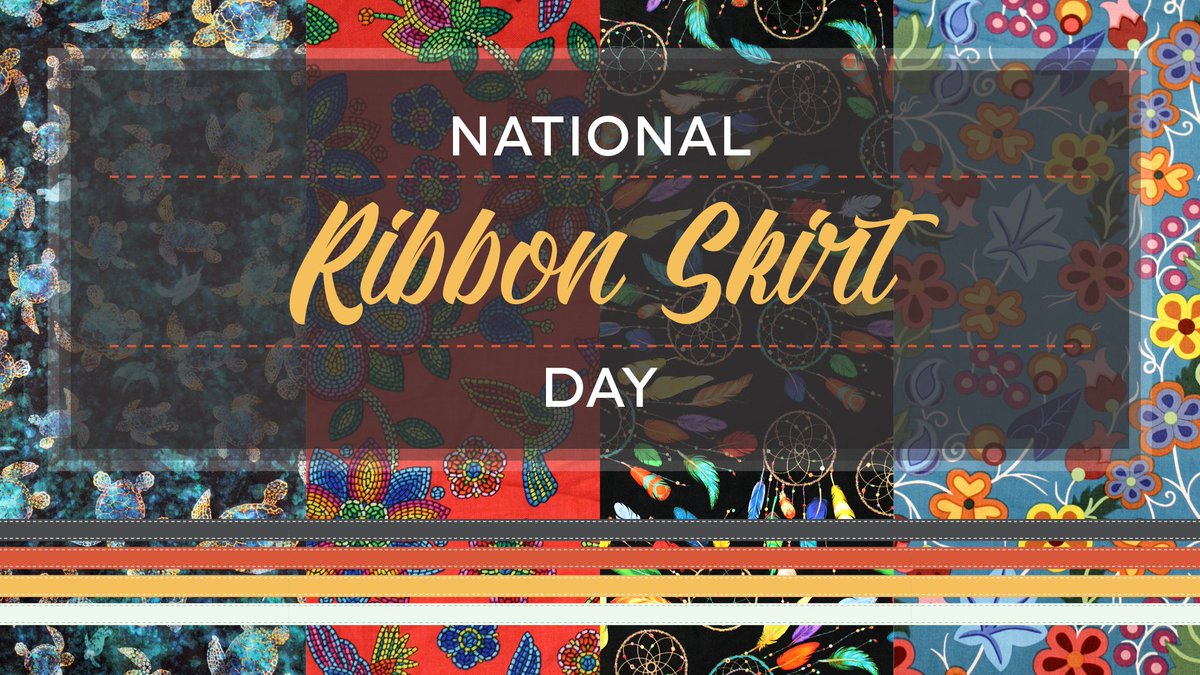 Today is #NationalRibbonSkirtDay, an opportunity to celebrate the importance and beauty of Indigenous expressions of culture, tradition and ceremony.