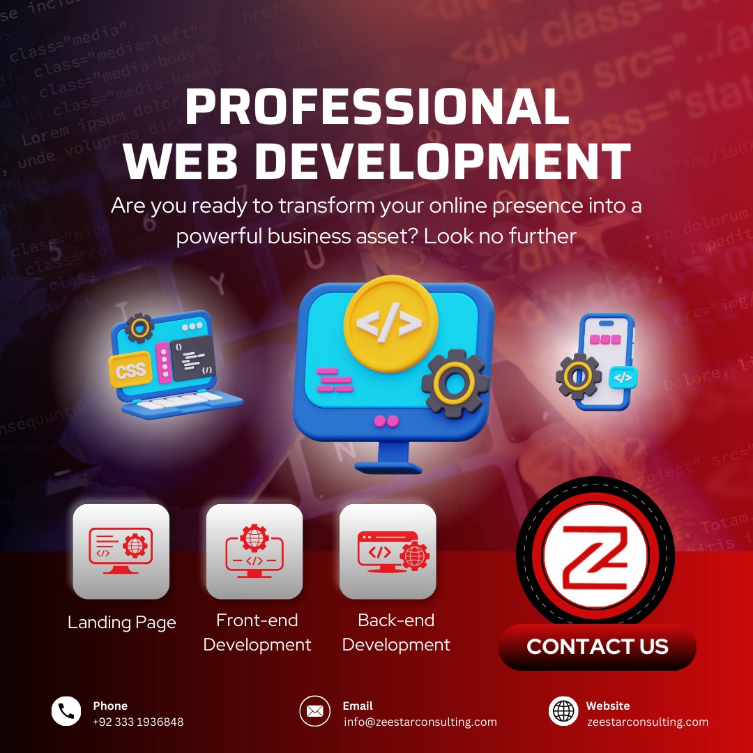 Elevate your online presence with our meticulous website development services. Your success, our code.

Follow <a href="/zstarconsulting/">Star Consulting - LLC</a> for more❗

Visit our website: zeestarconsulting.com