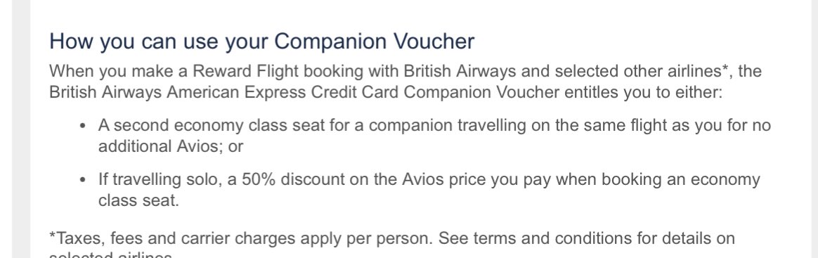 cbrucepub's tweet photo. @British_Airways The terms of the companion voucher state that you can get a second class economy seat for a companion travelling on the same flight as you for no additional avios. When one economy flight to New York is £431 return, how can you justify the £1,160 fare + 60,000 avios? https://t.co/oFqv4zJncq
