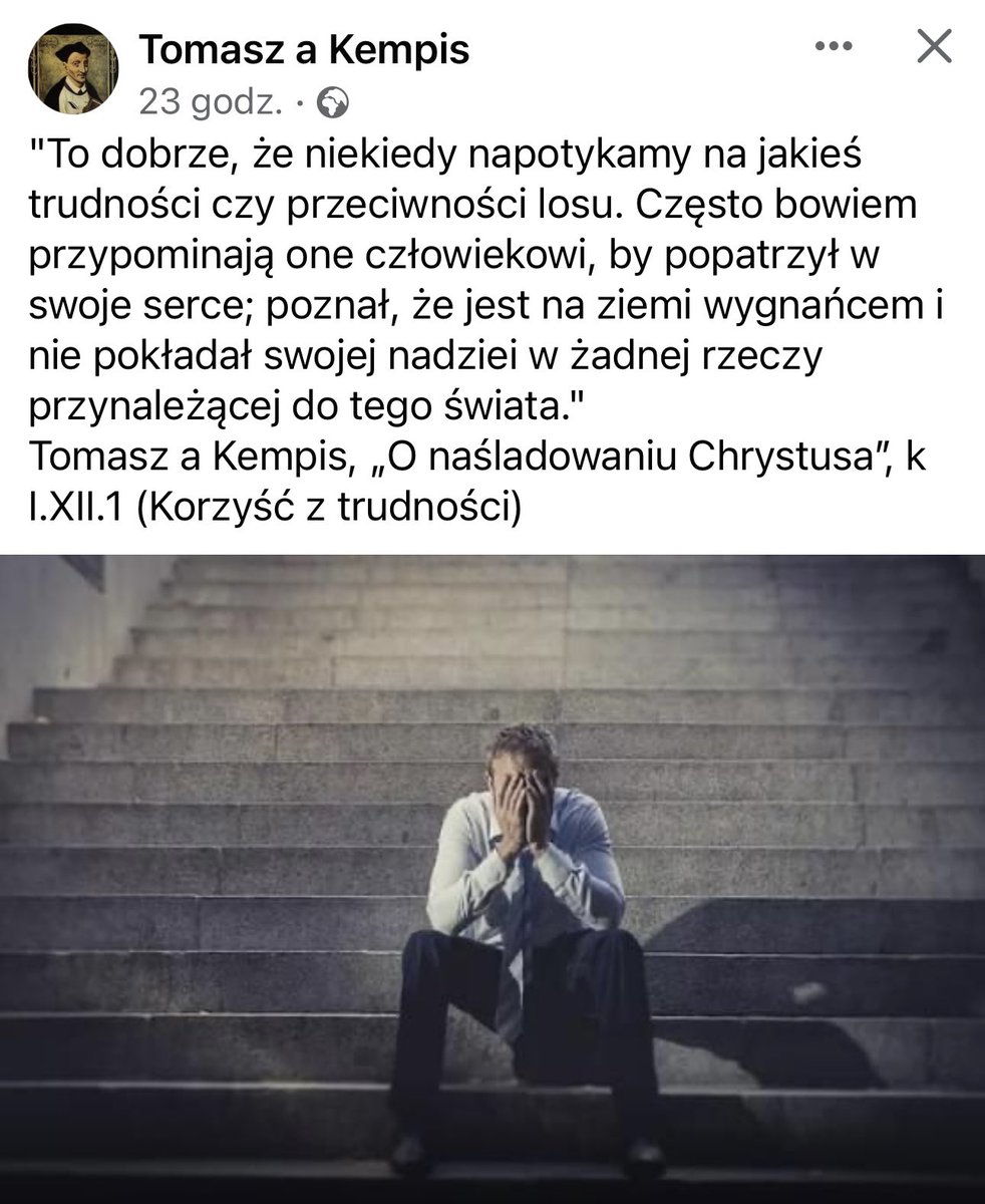 O Naśladowaniu Chrystusa (@TomaszAKempis) on Twitter photo 2024-01-04 08:20:19