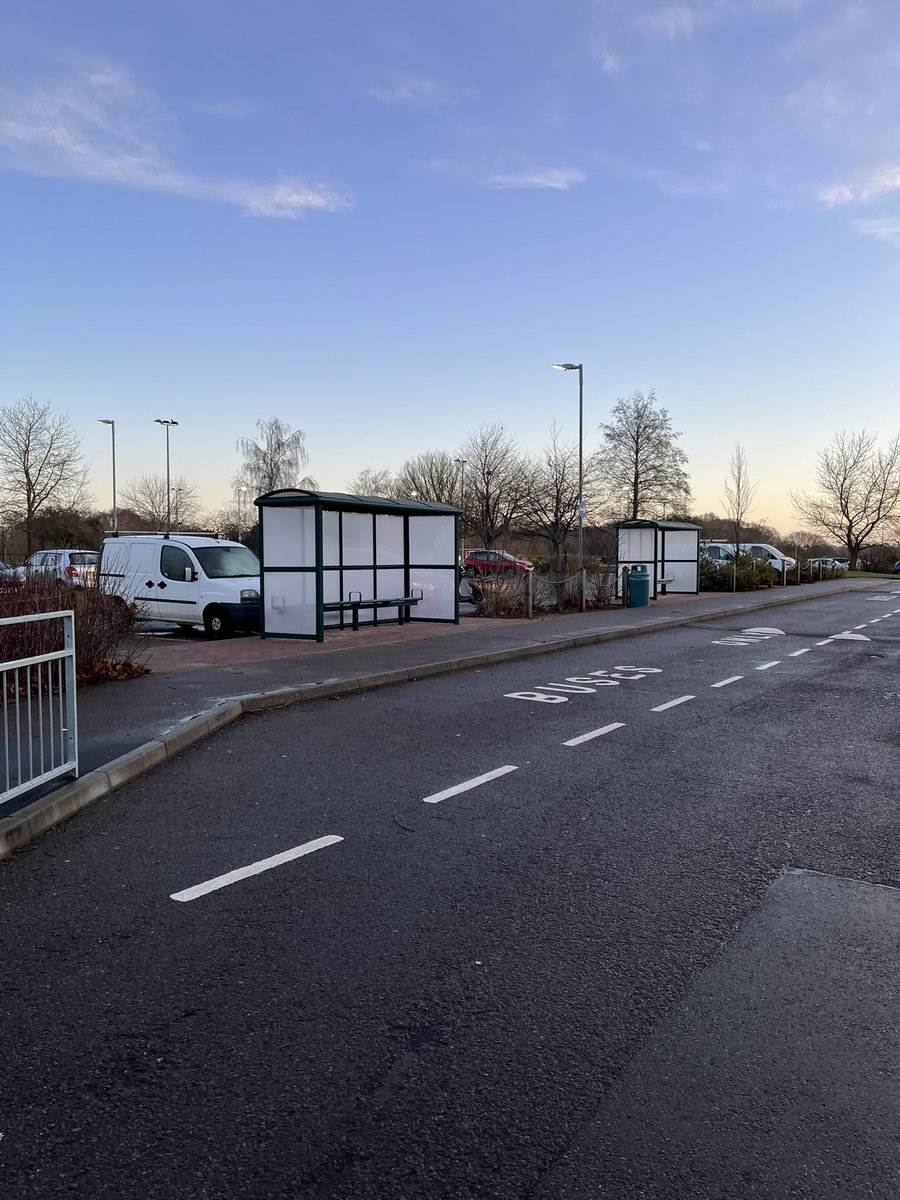 New bus shelters looking smart <a href="/MoultonCollege/">Moulton College</a>