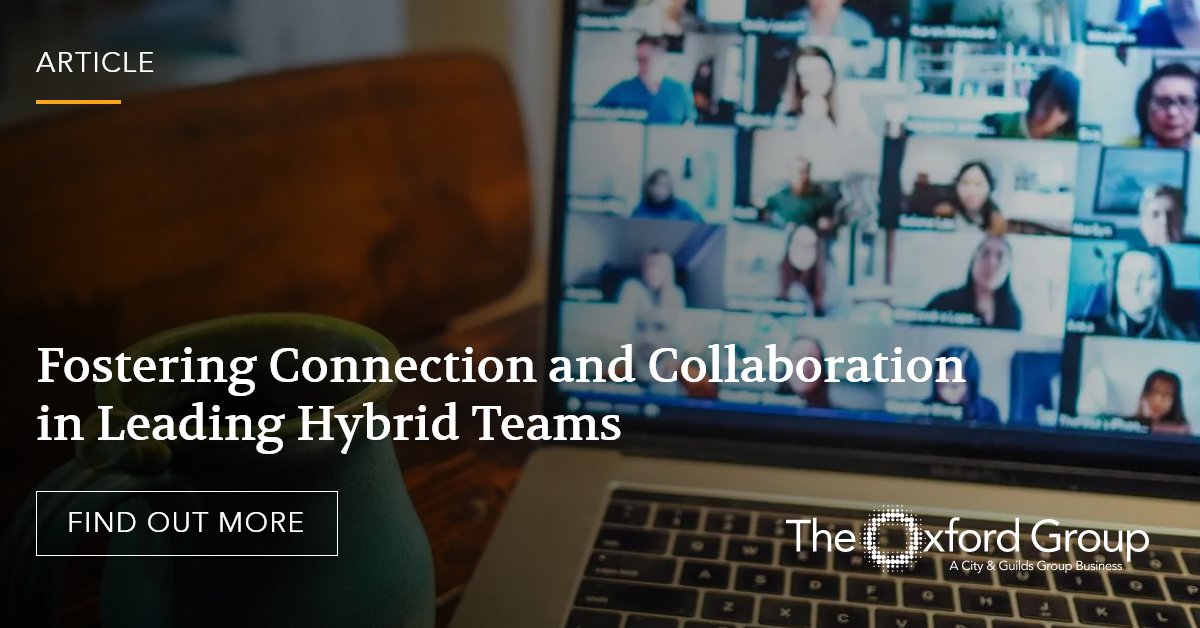 Embrace the Future of Work

Explore our latest insight article to uncover strategies for effectively leading teams across physical and virtual work realities.

Read the article - ow.ly/iaM450QhOOY

#HybridWork #LeadershipEvolved #TeamEngagement
