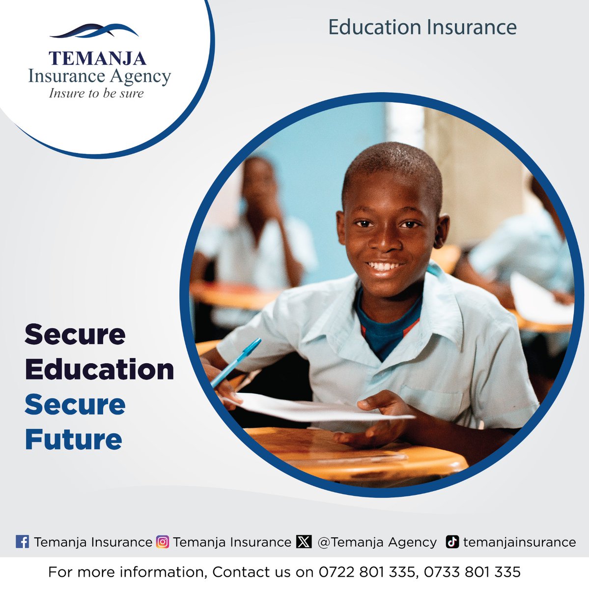 TemanjaAgency's tweet photo. "Empower their future with the shield of education insurance. 📚✨ Secure education, secure future – because every dream deserves a safeguard. #EducationInsurance #SecureFuture" https://t.co/fCaLh1r9m5