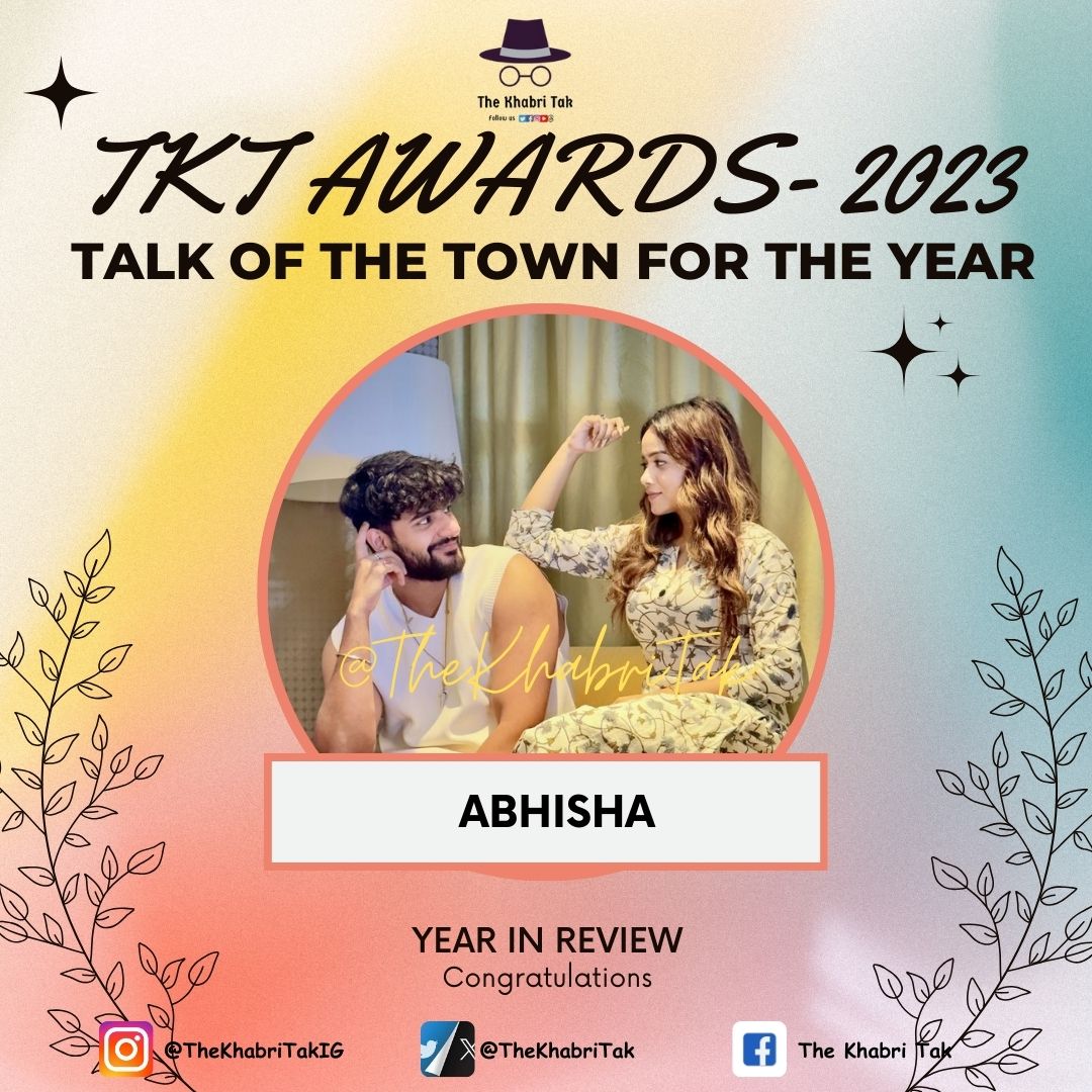TheKhabriTak's tweet image. Awards 2023 #TheKhabriTak !!!!

Talk of the Town for the Year 2023 - Duo

#AbhishekMalhan #ManishaRani #AbhiSha 

Report by @TheKhabriTak