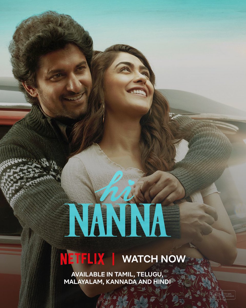 NameisNani's tweet photo. Love comes home ♥️

#HiNanna is now streaming on @netflix https://t.co/u5dOyoiBKO