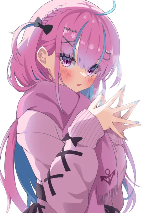 まだまだ寒いね#あくあーと #湊あくあ 