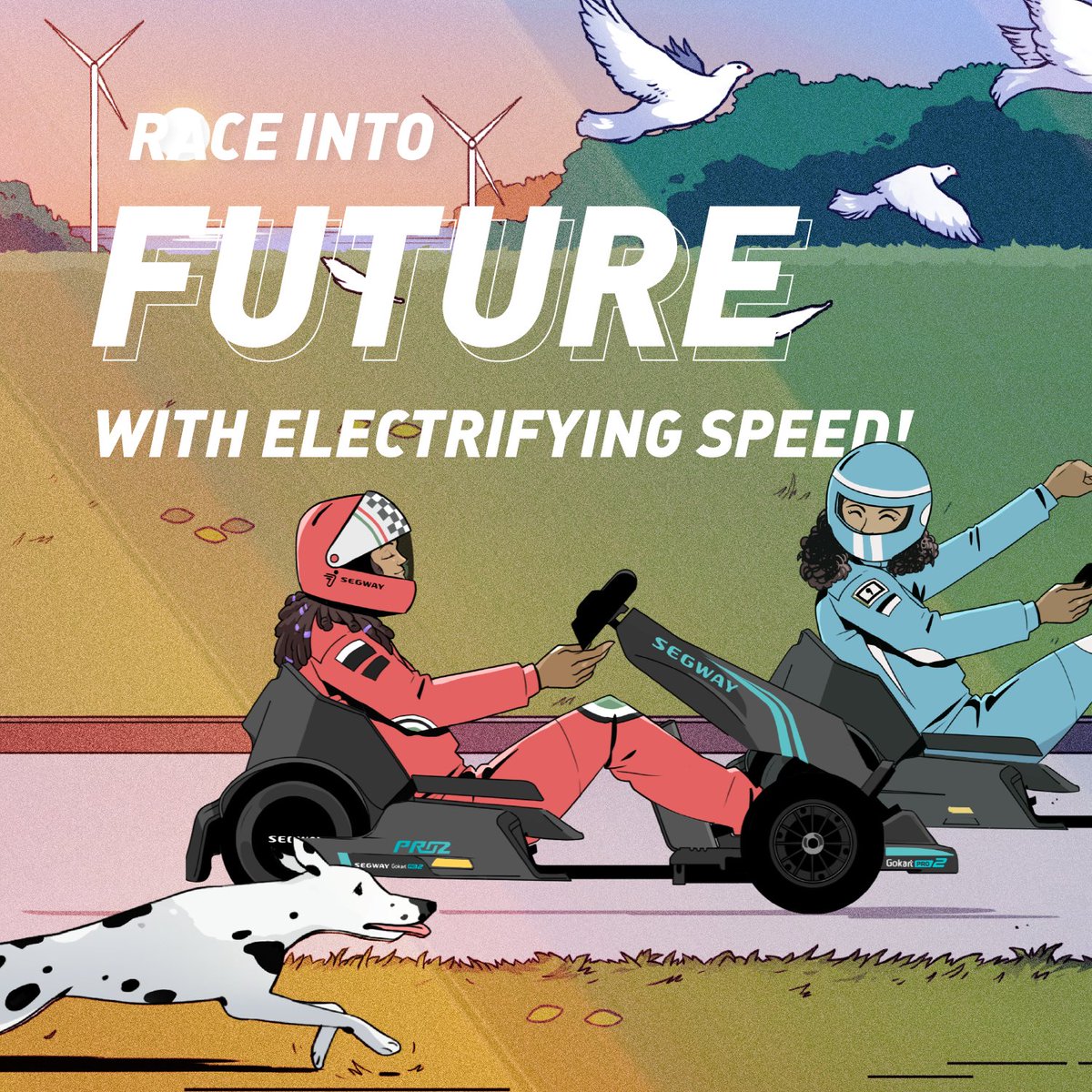 Are you ready to have a blast with your friends in the new year? 🎉Segway-Ninebot has the perfect rides for you to race into 2024 with electrifying speed and balance the fun in style.