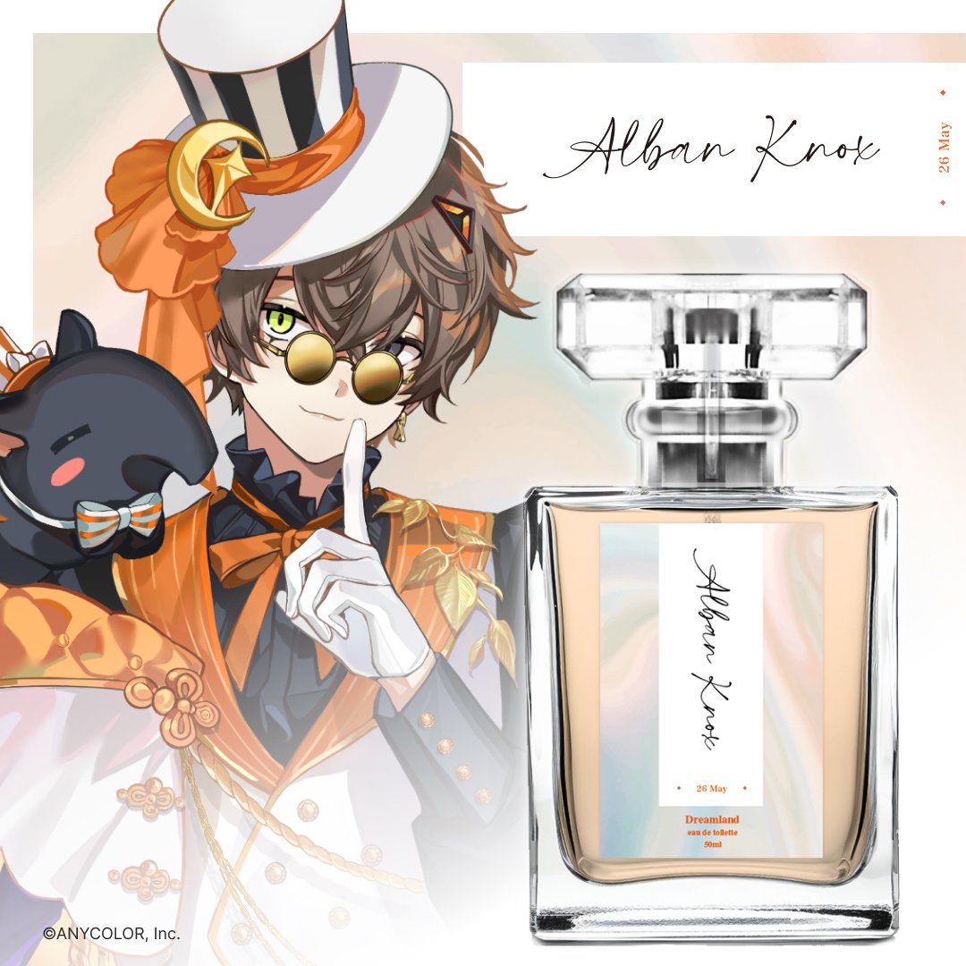 NIJISANJI EN アルバーンノックス　香水 IT'S HERE! Our new exciting fragrances in collaboration with