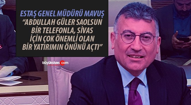 Sivas <a href="/estas_as/">Estaş A.Ş.</a>  Genel Müdürü Osman Mavuş “ <a href="/avabdullahguler/">Abdullah Güler</a> bir telefonla #Sivas için çok önemli bir konunun önünü açtı”
buyuksivas.com/bir-telefonla-…