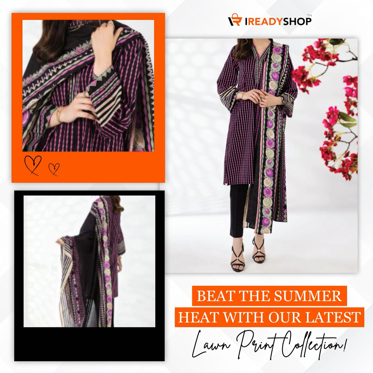 Stay cool and stylish all day long in our branded quality lawn shirt and dupatta. 🌿✨

🛍️ ireadyshop.com/product/2-pcs-…
.
#StayCool
#StayStylish
#SummerFashion
#BrandedLawn
#LawnShirt
#DupattaStyle
#FashionTrends
#ComfortAndElegance
#TrendyDesigns
#SoftFabric