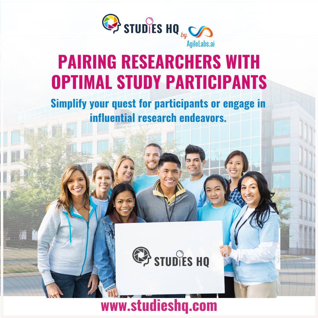 StudiesHQ's tweet image. Seeking participants for groundbreaking research? 
Discover STUDIES HQ! We link researchers with tech enthusiasts eager to contribute. 
 Explore New Year research opportunities now!  #Research #MatchingParticipants #StudiesHQ #TechInsights #NewYearNewResearchOpportunities&quot;