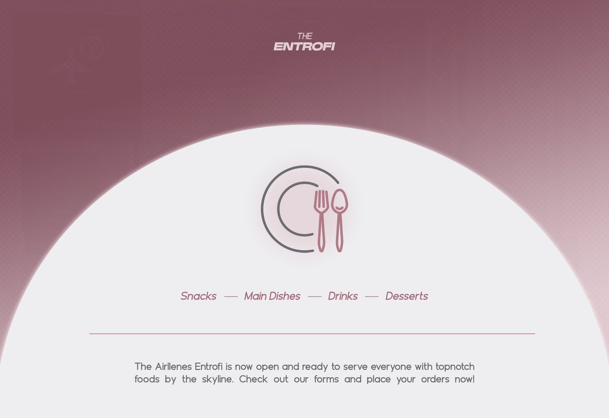 ENTROFl's tweet image. ㅤ 

                         #⃝TROFÍ
            Serving you topnotch
            foods by  the  skyline.

            FLIGHT      ARL      045
            Place your order now!
            Access:  bit.ly/trofima

ㅤㅤ
