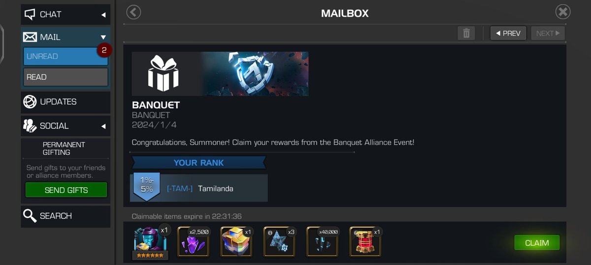 mcocrsck's tweet photo. Solo and alliance rewards #mcoc https://t.co/tNLwPtlyql