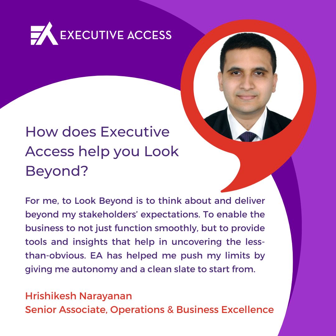 AccessExecutive's tweet photo. Hear one of our stars talk about how Executive Access India has helped him to "Look Beyond".

#employeeexperience #lookbeyondthursday https://t.co/tw89tZZ5zP
