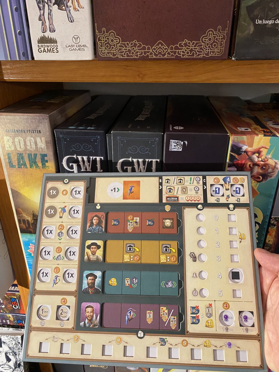 Me acaba de llegar la reposición del tablero de GWT NZ. Muy agradecido a Garrido y <a href="/MasQueOca/">MasQueOca</a> por la gestión. 
El juego vino con dos tableros azules y ninguno blanco.
En todo momento han comunicado el estado del envío por mail, me he sentido muy arropado.
Gracias!