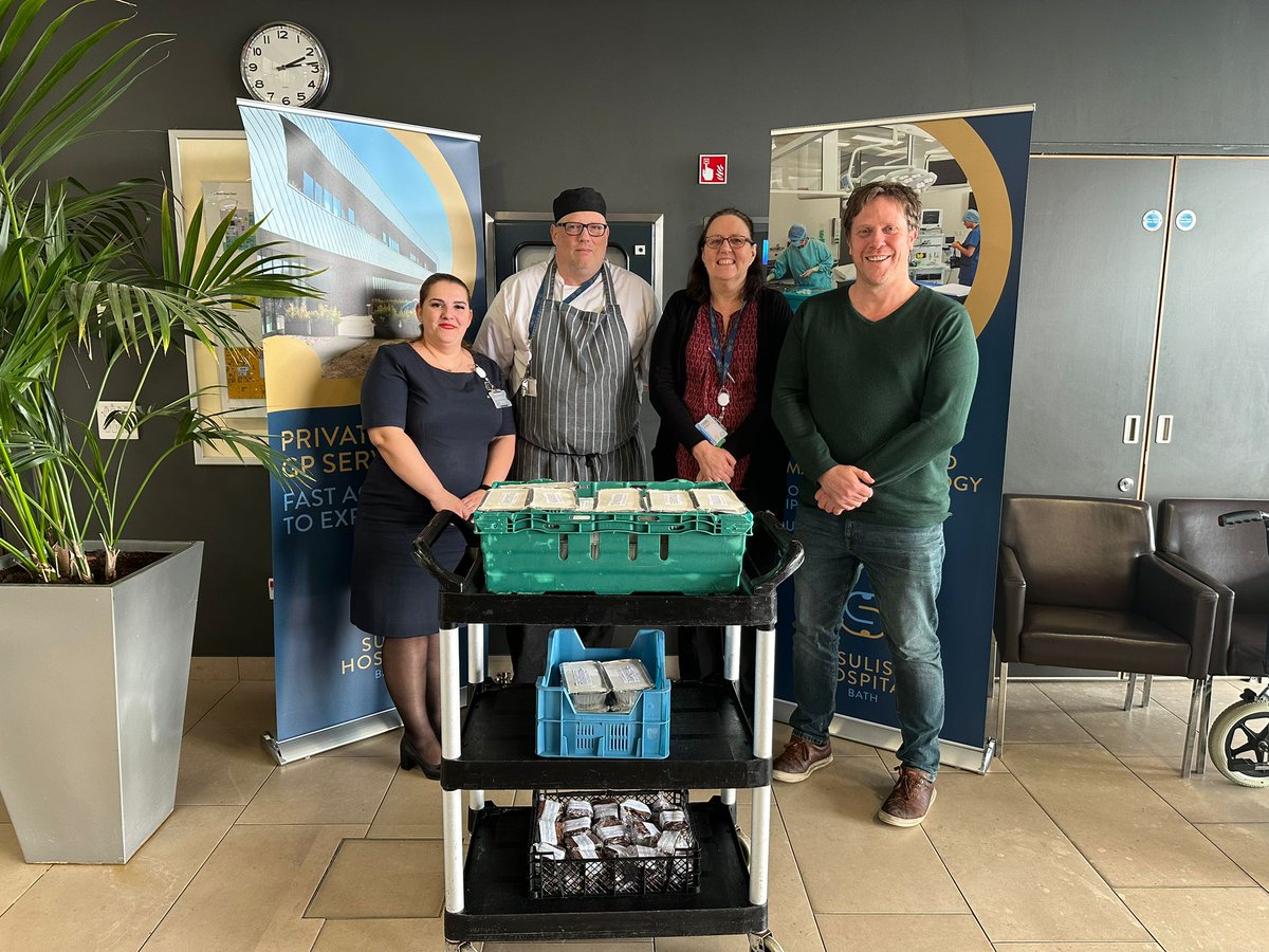SulisHospital's tweet photo. We have been supporting the local homeless charity @JulianHouseUK for a number of years and yesterday we were delighted to supply them with some more meals for their residents.
#Sulis #SulisHospital #Bath #Bristol #Healthcare #Community #Charity https://t.co/NAynRZzNug