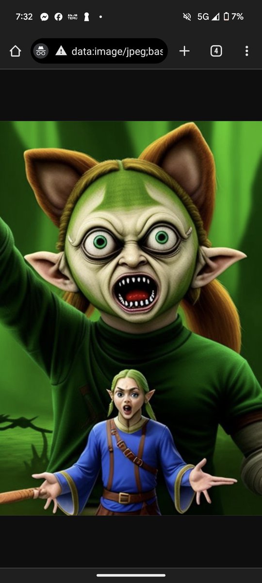 The Legend of Zelda by AI art......there are literally no words! Fuck me

#Zelda #Nintendo #Retrogaming