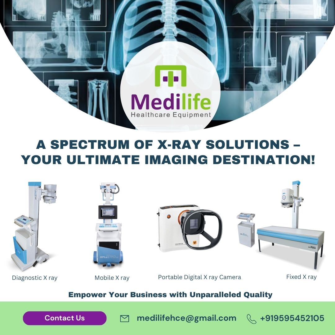 Medilifemktg's tweet image. A Spectrum of X-Ray Solutions – Your Ultimate Imaging Destination!
Empower Your Business with Unparalleled Quality
•#DiagnosticXray
• #MobileXray
• #PortableDigitalXrayCamera
• #FixedXray
To Find Out More Call On +919595452105 / +919595452103