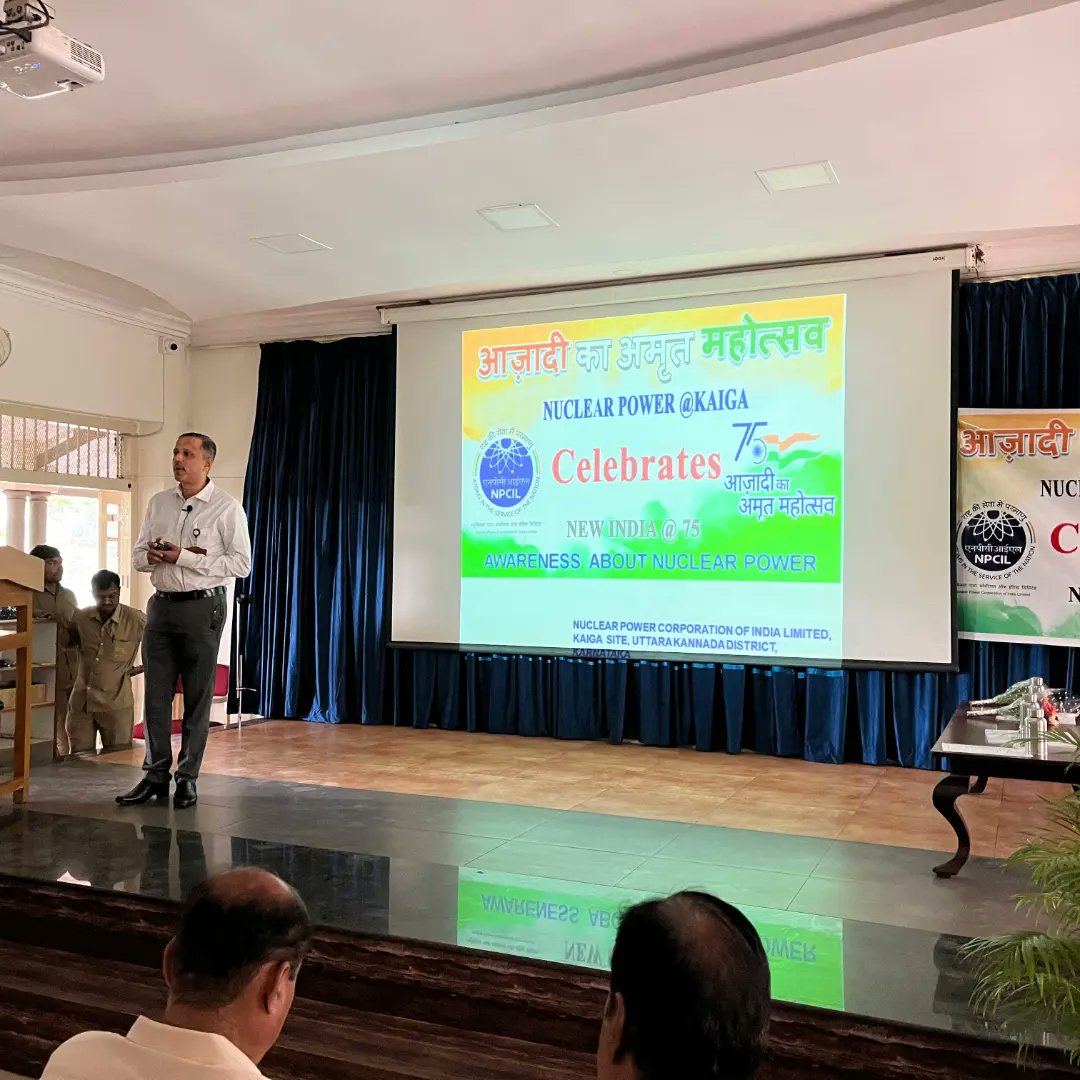 KlesRlsi's tweet photo. "An electrifying journey through the realms of Nuclear Radiation tech! 🚀💡 Shri. Nagaraj M Nayak and Shri. Veerendra Danannavar sparked inspiration, turning knowledge into excitement! 🌟 Let the post-event buzz fuel our passion for cutting-edge advancements! #NuclearTechThrills https://t.co/JGOc2QcVrP