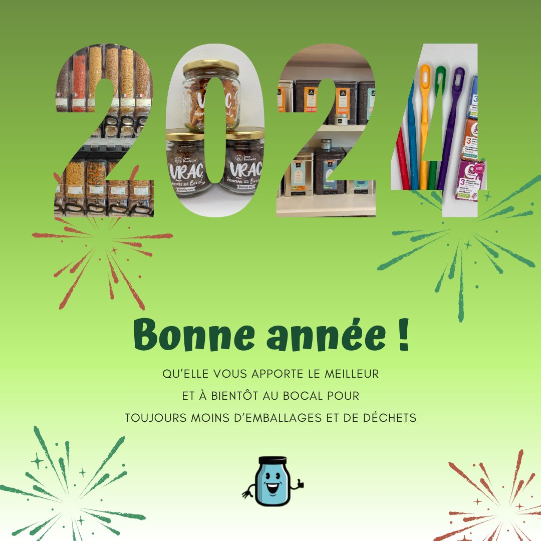 danstonbocal's tweet photo. Nous vous souhaitons le meilleur pour 2024 et espérons vous retrouver bientôt au bocal pour continuer ensemble cette belle aventure.
Si vous croisez des personnes tentées par le #zerodechet, le #vrac ou l'envie de consommer autrement, parlez de nous !😉
#montrouge #bio #local https://t.co/iiPLzx1Bm1