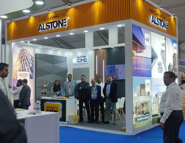alstonecladding's tweet photo. Join us at Constro, The event is live now discover the epitome of cladding. 

Visit Stall No: B-28 at Pune International Exhibition and Convention Centre, Pune, India.   Don't miss out on the latest innovations in cladding.   

#Alstone #AlstoneXConstro #CladdingExcellence https://t.co/2orf6N12W5