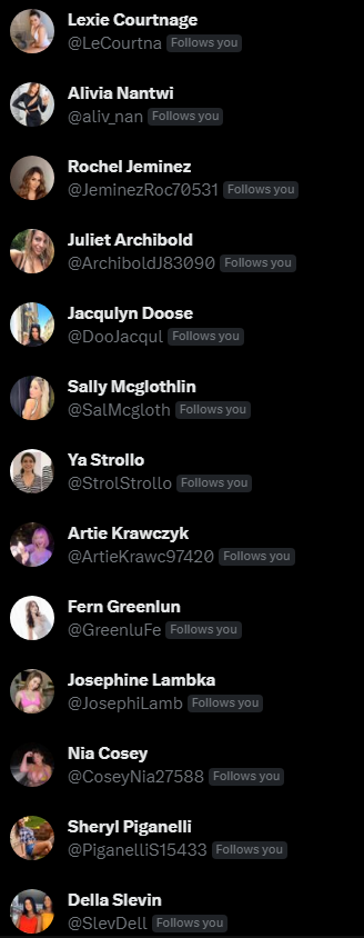 firestarter66gm's tweet photo. The porn spam bot follows are actually kind of unreal right now
Good website Elon masterful gambit spending that $44 billion https://t.co/5OW6lAhUWy