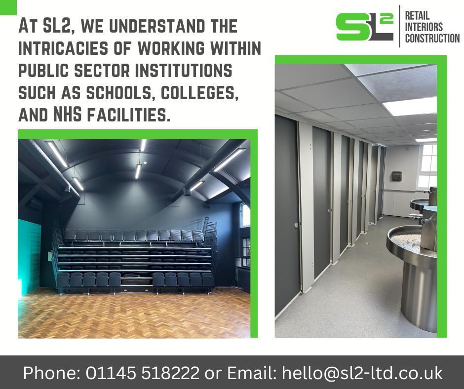 sl2_ltd's tweet image. Navigate #PublicSector projects seamlessly with #SL2! 🏫🏥 We excel in tendering processes &amp;amp; budget considerations, understanding the intricacies of institutions like schools, colleges, and NHS buildings. Learn more: buff.ly/3n4eTpb #PublicSectorProjects #CostManagement