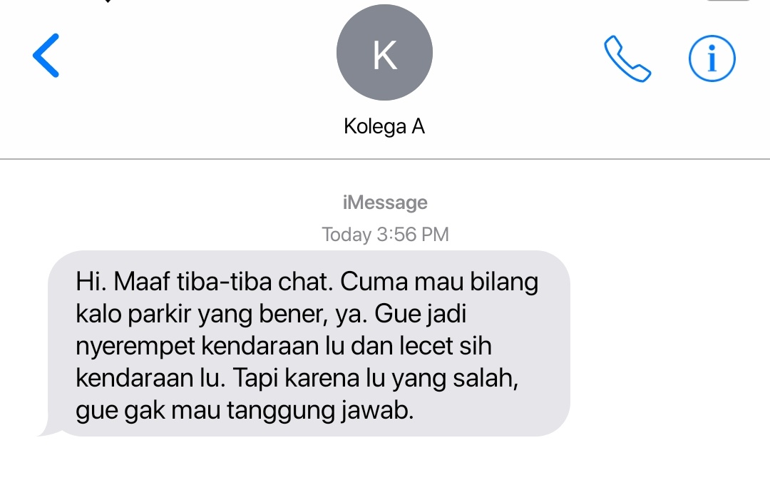 anthoien's tweet photo. ㅤ
ㅤ
#13 Beep-beep. Apa nggak nyes tuh tiba-tiba kendaraan kalian (entah mobil atau motor) yang terhitung masih baru udah lecet aja. Perasaan parkirnya sudah bener, deh?
ㅤ
ㅤ https://t.co/aXbA5lT0p2
