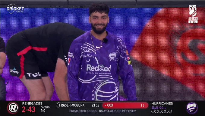 "Your Hindi is too good, mate!"  Nikhil was impressed by Binga!  📹 Credits: Twitter/BBL