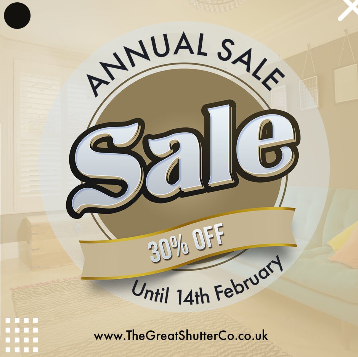 greatshutterco's tweet image. Don&apos;t miss out on the savings! 

Claim your shutters today at bit.ly/3tFTcyZ  and take advantage of the Annual Shutter Sale with an incredible 30% off. 🪟💖 

#ShutterStyle #SaleAlert