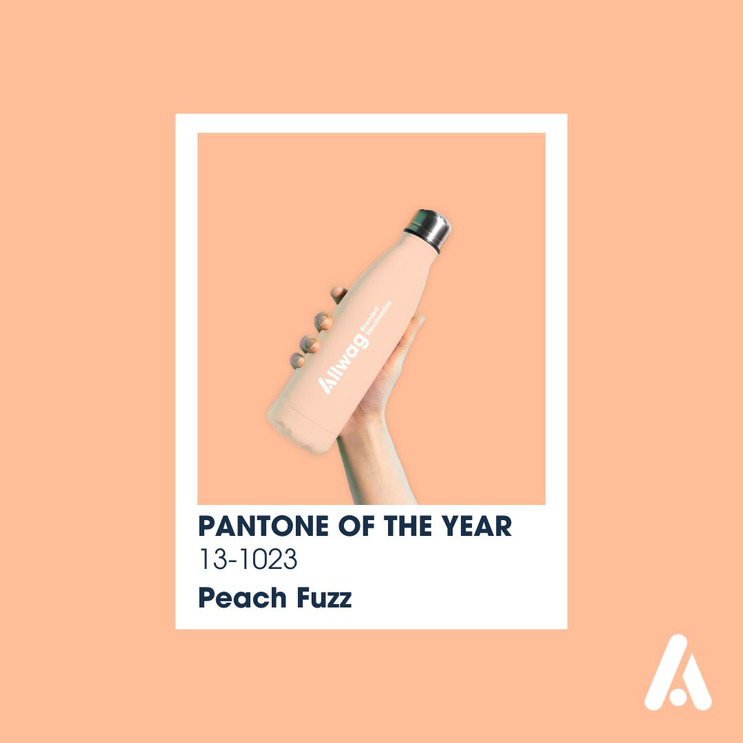 The <a href="/Pantone/">PANTONE</a> colour of the year has been revealed, and it's Peach Fuzz! 🍑
 
Explore our blog for ways to add a splash of colour to your marketing campaigns with Pantone-matched branded merchandise: buff.ly/4aFbotN 
 
#allwag #colouroftheyear #pantonecolouroftheyear