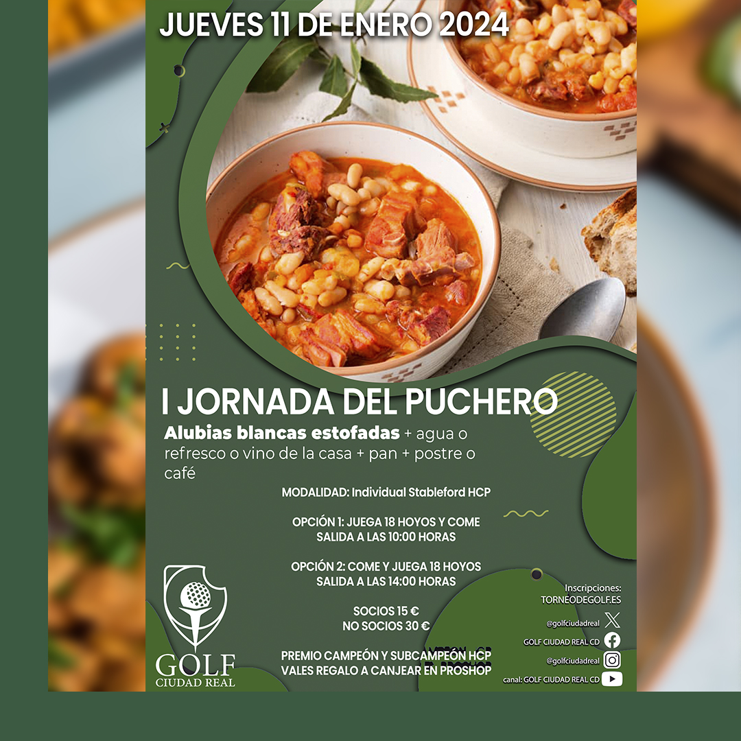 Feliz año compañeros, os deseamos un 2024 lleno de este gran deporte y que mejor forma de empezarlo que con estas nuevas jornadas, llamadas I Jornada del Puchero, tenéis toda la información en el poster.