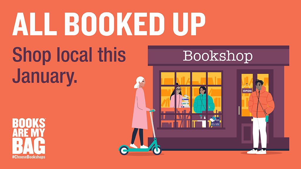 This January, shop local and support your local bookshop. Find yours: booksaremybag.com/bookshopsearch #ChooseBookshops
