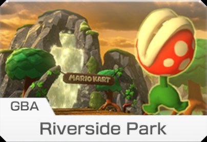 Tim_I_Think's tweet photo. Why are Mario kart 8 track previews all framed like mediocre YouTube thumbnails? https://t.co/k6lNLJ688F