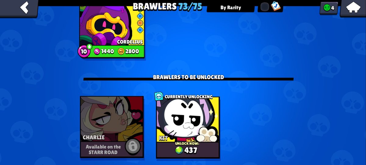 ALPHA_Supercell's tweet photo. @BrawlStars @BrawlStars @Dani_Supercell 
Why Charles is not on the starr road and available to unlock. I thought its a bug and she will be available when this season starts. But she isn't there. Is it still a bug ? https://t.co/y4MWvDLG2S
